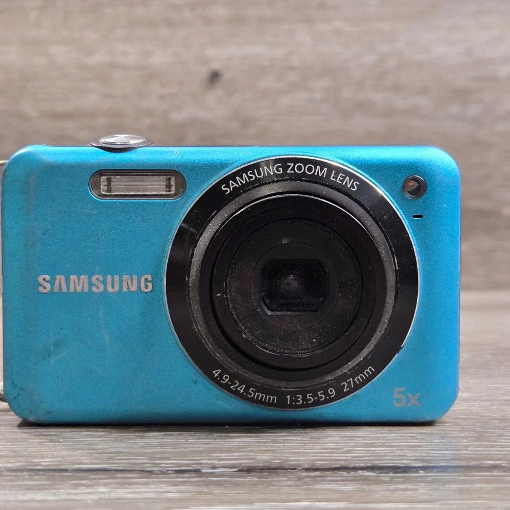 Samsung SL Series SL605 12.2MP Digital Camera Blue EC-SL605BPUUS for parts